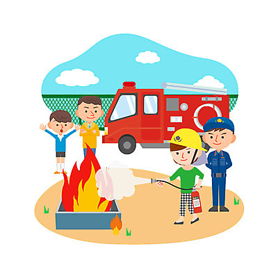 전신 여자 남자 어린이 일러스트 불 서기 여러명 성인 체험 소방관 자연재해 연습 소방차 소화기 화재진압 소방교육 국내일러스트 AI파일 자연요소 교육 다수 컨셉 모션 자동차 사람 안전장비 구조원 소방 재해 화재 진압 파일형식 벡터