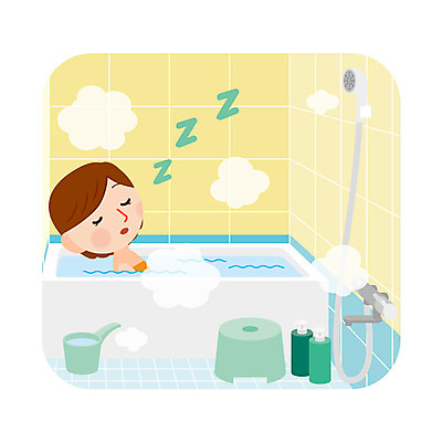 여자 일러스트 욕조 한명 상반신 성인 욕실 잠 자연재해 화장실 국내일러스트 AI파일 1 사람 재해 파일형식 벡터