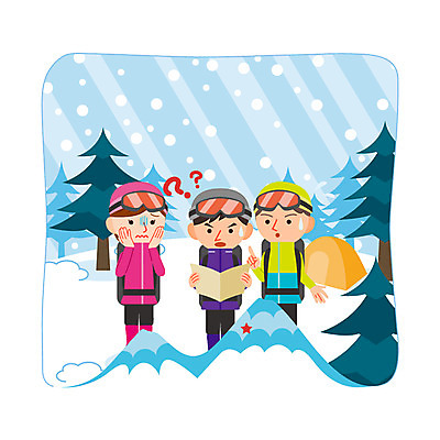 여자 남자 지도 겨울 일러스트 산 텐트 서기 상반신 성인 세명 눈 자연재해 조난 겨울캠프 국내일러스트 AI파일 자연요소 계절 모션 날씨 캠핑도구 사람 캠핑 재해 파일형식 벡터