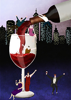 PSD 여자 남자 와인잔 일러스트 한국 빌딩 여러명 성인 와인 축제 즐거움 지역축제 대한민국축제 와인축제 국내일러스트 감정 아시아 다수 술잔 주류 사람 건물 파일형식