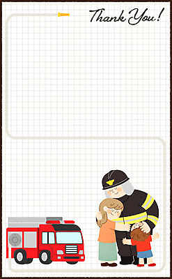 PSD 여자 남자 어린이 일러스트 포옹 성인 세명 소방관 감사 소방차 프레임일러스트 국내일러스트 감정 안기 자동차 프레임 사람 구조원 소방 파일형식