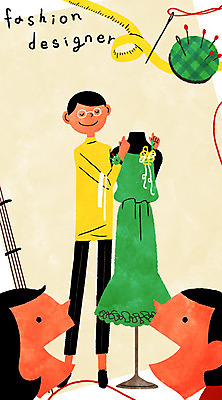 PSD 학생 여자 남자 일러스트 청소년 프레임 줄자 성인 세명 마네킹 패션디자이너 의상디자인 멘토링 국내일러스트 디자인 교육 자 사람 디자이너 파일형식