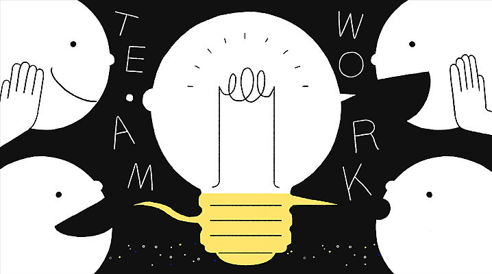 PSD 일러스트 비즈니스 전구 회의 협력 아이디어 함께함 여러명 만들기 프레임일러스트 국내일러스트 다수 컨셉 모션 프레임 사람 파일형식