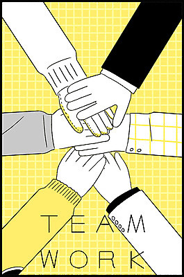 PSD 일러스트 비즈니스 협력 함께함 여러명 신체부위 파이팅 하이파이브 팔 프레임일러스트 국내일러스트 다수 컨셉 모션 프레임 사람 손짓 파일형식