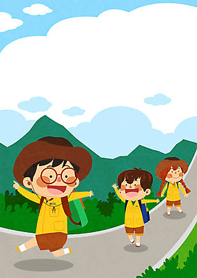 전신 PSD 구름 모자 여자 남자 어린이라이프 도로 어린이 여행 일러스트 산 세명 즐거움 국토대장정 국내일러스트 자연요소 라이프스타일 잡화 감정 길 교통시설 사람 파일형식