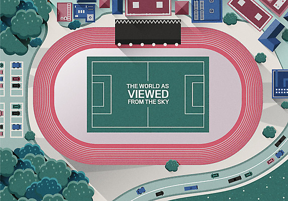 나무 도로 백그라운드 일러스트 자동차 풍경 사람없음 건물 하이앵글 도시풍경 경기장 운동장 주차장 국내일러스트 AI파일 식물 건축물 길 육상교통 뷰포인트 스포츠시설 교통시설 공간 도시 파일형식 벡터