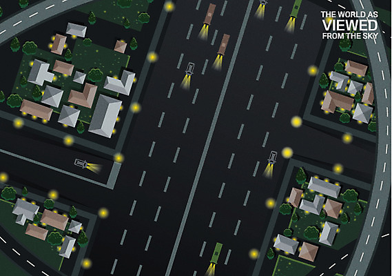 나무 도로 백그라운드 야경 가로등 일러스트 자동차 조명 사람없음 건물 하이앵글 도시풍경 도시 국내일러스트 AI파일 식물 건축물 공공시설 길 육상교통 뷰포인트 교통시설 풍경 야간 파일형식 벡터 풍경_경치