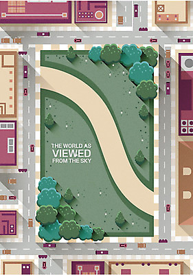 나무 공원 도로 백그라운드 일러스트 자동차 풍경 사람없음 건물 하이앵글 도시풍경 도시 국내일러스트 AI파일 식물 건축물 공공시설 길 육상교통 뷰포인트 교통시설 파일형식 벡터