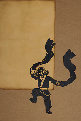 포토 JPG 스튜디오촬영 백그라운드 프레임 실내 한명 사람 페이퍼아트 탈춤 전통무용 국내포토 1 전통 내부 춤 전통공연 파일형식