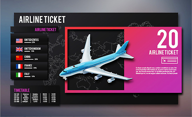 편집이미지 디자인 여행 세계지도 비행기 사람없음 플랫 국기 항공권 메터리얼디자인 이미지편집 AI파일 지도 항공교통 대중교통 세계 티켓 파일형식 벡터