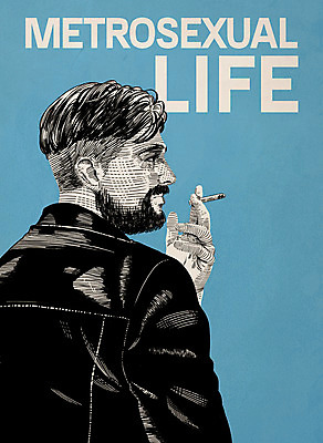 PSD 패션 남자 일러스트 담배 한명 상반신 성인 빈티지 젠틀맨 댄디 댄디스타일 메트로섹슈얼 국내일러스트 1 컨셉 사람 파일형식