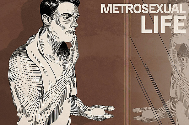 PSD 패션 남자 일러스트 한명 성인 수건 거울 빈티지 면도 면도크림 젠틀맨 댄디 댄디스타일 메트로섹슈얼 국내일러스트 1 컨셉 모션 사람 위생용품 파일형식