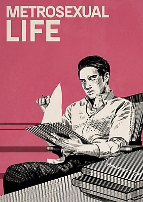 PSD 패션 남자 일러스트 한명 앉기 상반신 성인 사무실 업무 빈티지 젠틀맨 댄디 댄디스타일 메트로섹슈얼 서류판 국내일러스트 1 컨셉 비즈니스 모션 사람 사무용품 작업 파일형식