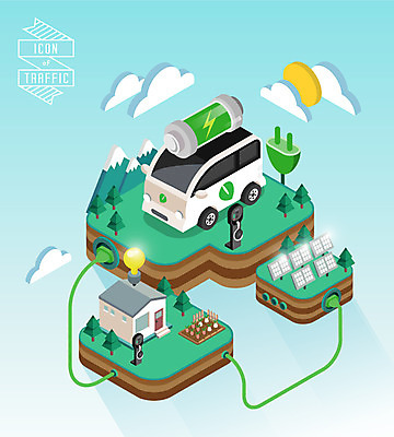 백그라운드 밭 일러스트 전구 자동차 사람없음 콘센트 전기에너지 입체 에코 태양에너지 아이소메트릭 전기자동차 국내일러스트 AI파일 육상교통 농업 환경 에너지 그린에너지 파일형식 벡터