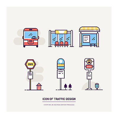 아이콘 의자 버스 사람없음 버스정류장 버스표지판 정류장표지판 2D아이콘 AI파일 육상교통 가구 대중교통 표지판 역 파일형식 벡터