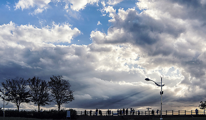 포토 JPG 주간 나무 구름 공원 하늘 서울 사람 풍경 여러명 성인 야외 울타리 도시풍경 노을 보행자 하늘공원 국내포토 자연요소 식물 공공시설 다수 한국 담장 도시 파일형식