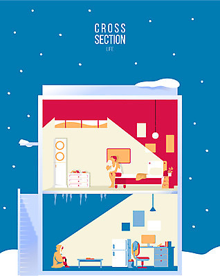 남자 겨울 일러스트 두명 침대 눈 부채 비교 에어컨 냉장고 단면도 고드름 보일러 크로스섹션 국내일러스트 AI파일 자연요소 계절 가구 컨셉 단면 날씨 사람 얼음 가전제품 파일형식 벡터