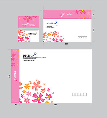 템플릿 분홍색 명함 명함템플릿 서류봉투 편지봉투 사람없음 세트 코스모스 패키지 봉투템플릿 우편봉투 비즈디자인 봉투디자인 이미지템플릿 AI파일 꽃 컬러 봉투 편지 우편물 파일형식 벡터