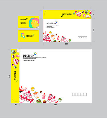 템플릿 명함 명함템플릿 디저트 서류봉투 편지봉투 사람없음 세트 조각케이크 컵케이크 패키지 봉투템플릿 우편봉투 비즈디자인 봉투디자인 이미지템플릿 AI파일 음식 봉투 케이크 편지 우편물 파일형식 벡터