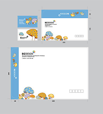 템플릿 명함 명함템플릿 서류봉투 편지봉투 사람없음 세트 컬러풀 버섯 패키지 봉투템플릿 우편봉투 비즈디자인 봉투디자인 이미지템플릿 AI파일 컬러 봉투 편지 우편물 파일형식 벡터