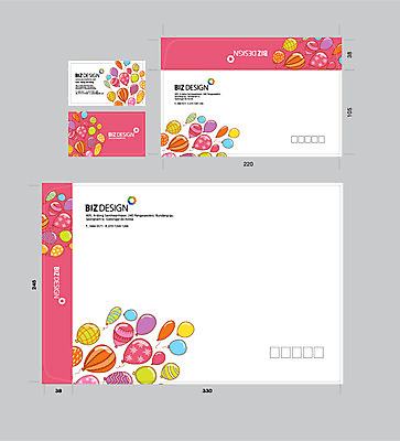 템플릿 명함 명함템플릿 서류봉투 편지봉투 사람없음 세트 컬러풀 패키지 풍선 봉투템플릿 우편봉투 비즈디자인 봉투디자인 이미지템플릿 AI파일 컬러 봉투 편지 우편물 파일형식 벡터