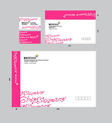 템플릿 문양 분홍색 무늬 명함 명함템플릿 서류봉투 편지봉투 사람없음 세트 패키지 봉투템플릿 우편봉투 비즈디자인 봉투디자인 이미지템플릿 AI파일 컬러 봉투 편지 우편물 파일형식 벡터
