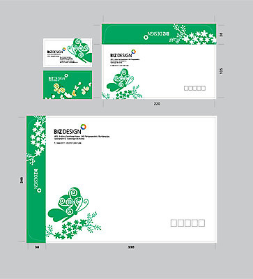 템플릿 나비 여러마리 명함 명함템플릿 서류봉투 편지봉투 사람없음 초록색 세트 패키지 봉투템플릿 우편봉투 비즈디자인 봉투디자인 이미지템플릿 AI파일 컬러 다수 곤충 봉투 편지 우편물 파일형식 벡터