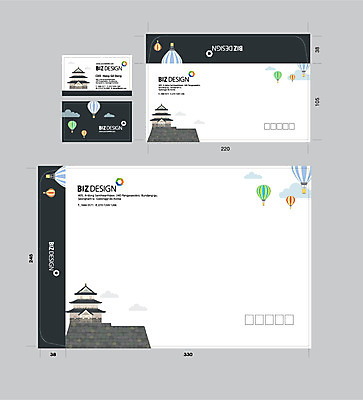 템플릿 명함 명함템플릿 서류봉투 편지봉투 사람없음 세트 일본 열기구 패키지 봉투템플릿 우편봉투 비즈디자인 신사_일본건축 봉투디자인 이미지템플릿 AI파일 아시아 항공교통 봉투 편지 우편물 일본건축 파일형식 벡터