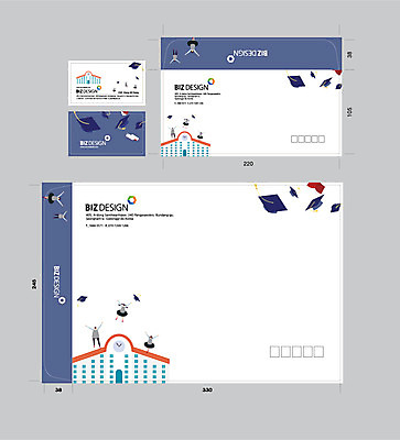 템플릿 여자 남자 학사모 학교 청소년 명함 명함템플릿 서류봉투 편지봉투 세명 세트 패키지 봉투템플릿 우편봉투 비즈디자인 봉투디자인 이미지템플릿 AI파일 모자_잡화 교육 졸업 봉투 사람 편지 우편물 파일형식 벡터