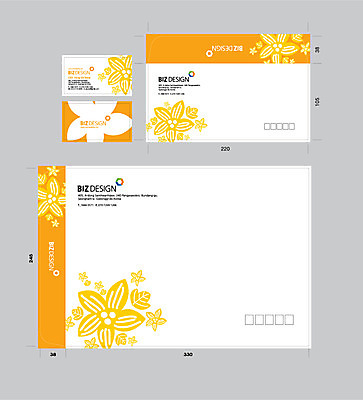 템플릿 꽃 명함 명함템플릿 서류봉투 편지봉투 사람없음 세트 노란색 패키지 봉투템플릿 우편봉투 비즈디자인 봉투디자인 이미지템플릿 AI파일 식물 컬러 봉투 편지 우편물 파일형식 벡터