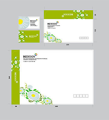 템플릿 꽃 명함 명함템플릿 서류봉투 편지봉투 사람없음 세트 패키지 봉투템플릿 우편봉투 비즈디자인 봉투디자인 이미지템플릿 AI파일 식물 봉투 편지 우편물 파일형식 벡터