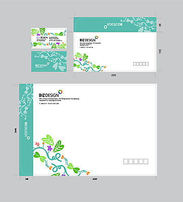 템플릿 잎 명함 명함템플릿 서류봉투 편지봉투 사람없음 세트 패키지 봉투템플릿 우편봉투 비즈디자인 봉투디자인 이미지템플릿 AI파일 식물 봉투 편지 우편물 파일형식 벡터