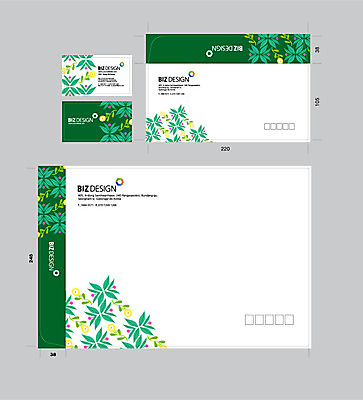 템플릿 잎 명함 명함템플릿 서류봉투 편지봉투 사람없음 세트 패키지 봉투템플릿 우편봉투 비즈디자인 봉투디자인 이미지템플릿 AI파일 식물 봉투 편지 우편물 파일형식 벡터