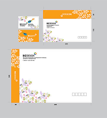 템플릿 꽃 명함 명함템플릿 서류봉투 편지봉투 사람없음 세트 패키지 봉투템플릿 우편봉투 비즈디자인 봉투디자인 이미지템플릿 AI파일 식물 봉투 편지 우편물 파일형식 벡터