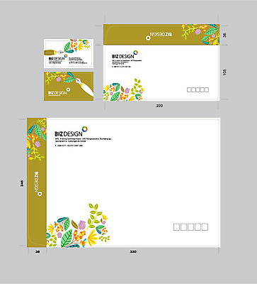 템플릿 꽃 잎 명함 명함템플릿 서류봉투 편지봉투 사람없음 세트 패키지 봉투템플릿 우편봉투 비즈디자인 봉투디자인 이미지템플릿 AI파일 식물 봉투 편지 우편물 파일형식 벡터