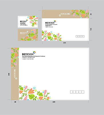 템플릿 꽃 잎 명함 명함템플릿 서류봉투 편지봉투 사람없음 세트 패키지 봉투템플릿 우편봉투 비즈디자인 봉투디자인 이미지템플릿 AI파일 식물 봉투 편지 우편물 파일형식 벡터