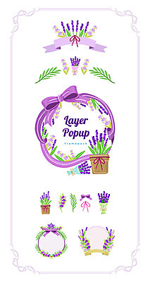 리본 화분 꽃다발 백그라운드 일러스트 나뭇잎 프레임 사람없음 세트 라벨 심볼 라벤더 웹엘리먼트 국내일러스트 AI파일 꽃 잎 허브 엘리먼트 파일형식 벡터