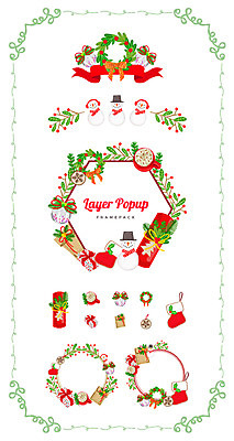 백그라운드 크리스마스 일러스트 눈사람 양말 프레임 선물 사람없음 세트 라벨 장식볼 눈송이 심볼 웹엘리먼트 국내일러스트 AI파일 기념일 눈_날씨 장식 엘리먼트 파일형식 벡터