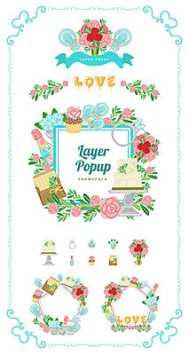 꽃 리본 화분 꽃다발 결혼 백그라운드 일러스트 프레임 사랑 사람없음 세트 라벨 케이크 편지 심볼 결혼반지 풍선 웹엘리먼트 국내일러스트 AI파일 식물 감정 디저트 이벤트 반지 엘리먼트 파일형식 벡터