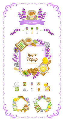 꽃 백그라운드 일러스트 봉투 프레임 도마 사람없음 컵 세트 라벨 티스푼 레몬 심볼 홍차 웹엘리먼트 국내일러스트 AI파일 식물 식기 과일 주방용품 차_음료 숟가락 엘리먼트 파일형식 벡터