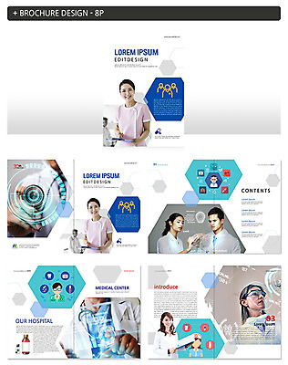 서양인 템플릿 여자 남자 ZIP 의학 병원 팜플렛 여러명 성인 한국인 간호사 의사 터치스크린 인디자인 INDD 이미지템플릿 외국인 다수 사람 동양인 의료진 파일형식