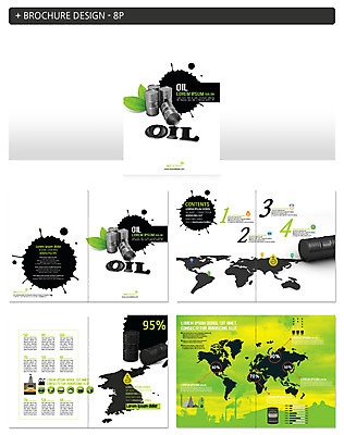 템플릿 ZIP 세계지도 비즈니스 팜플렛 사람없음 글로벌비즈니스 도시 석유 드럼통 한반도 인디자인 INDD 이미지템플릿 지도 세계 글로벌 파일형식