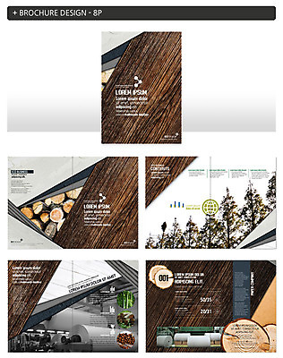 나무 템플릿 ZIP 종이 공장 팜플렛 사람없음 목재 지구본 통나무 벌목 벌채 인디자인 INDD 이미지템플릿 식물 재료 공업 파일형식