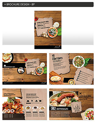 템플릿 접시 ZIP 종이 음식 나뭇잎 피자 서양음식 팜플렛 사람없음 버섯 샐러드 소시지 인디자인 INDD 이미지템플릿 식기 잎 패스트푸드 가공식품 파일형식