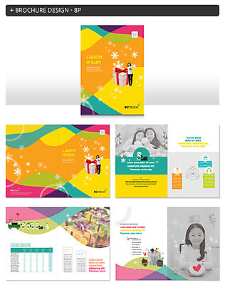 템플릿 여자 ZIP 어린이 선물 팜플렛 여러명 한국인 인디자인 INDD 이미지템플릿 다수 사람 동양인 파일형식