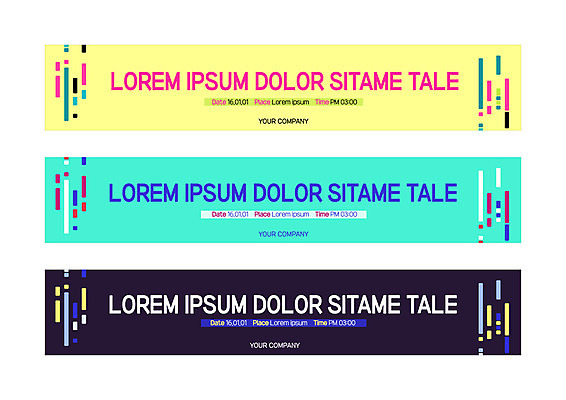 템플릿 배너 배너템플릿 가로배너 패턴 사각프레임 사람없음 사각형 현수막 배너세트 AI파일 도형 무늬 프레임 가로 세트 파일형식 벡터