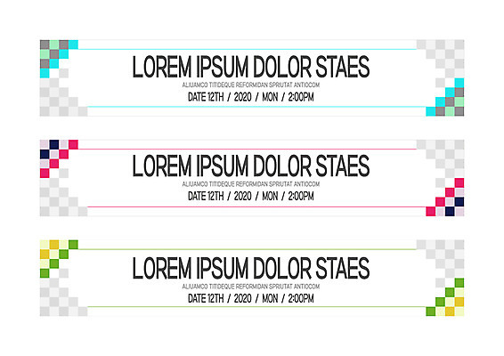 템플릿 배너 배너템플릿 가로배너 패턴 사각프레임 사람없음 사각형 현수막 배너세트 AI파일 도형 무늬 프레임 가로 세트 파일형식 벡터