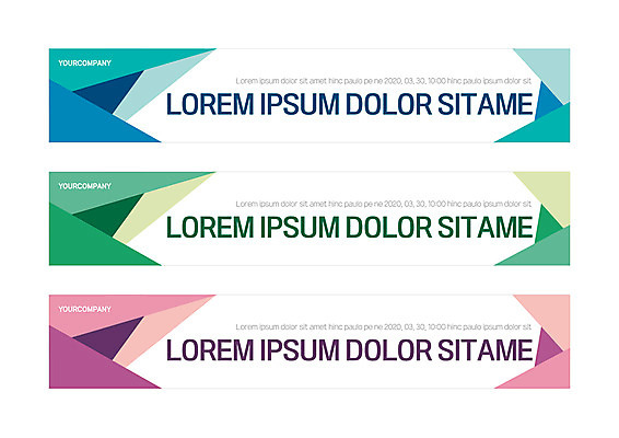 템플릿 배너 배너템플릿 가로배너 사각프레임 사람없음 현수막 삼각형 겹침 사선무늬 배너세트 AI파일 도형 프레임 가로 세트 사각형 파일형식 벡터