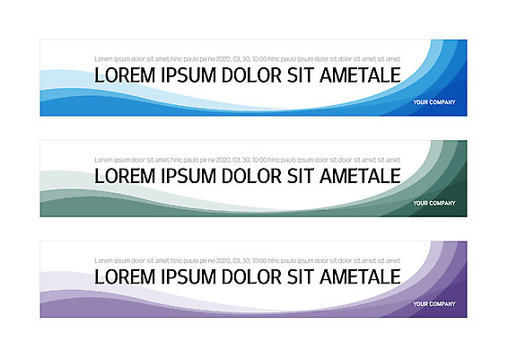 템플릿 배너 배너템플릿 가로배너 곡선 사각프레임 사람없음 현수막 겹침 배너세트 AI파일 선 프레임 가로 세트 사각형 파일형식 벡터