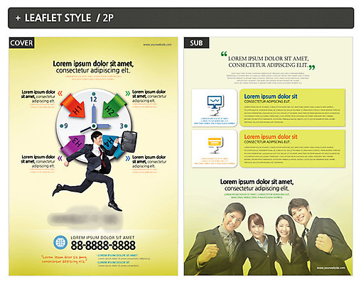 템플릿 여자 남자 ZIP 포스터 리플렛 시계 여러명 20대 성인 비즈니스맨 비즈니스우먼 일본인 전단템플릿 전단 인디자인 INDD 이미지템플릿 외국인 다수 비즈니스 사람 동양인 청년 직장인 홍보물 파일형식